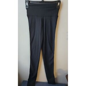 Wild Fable Leggings Womens XS Black White ButterBliss High Rise Side Stripe Yoga